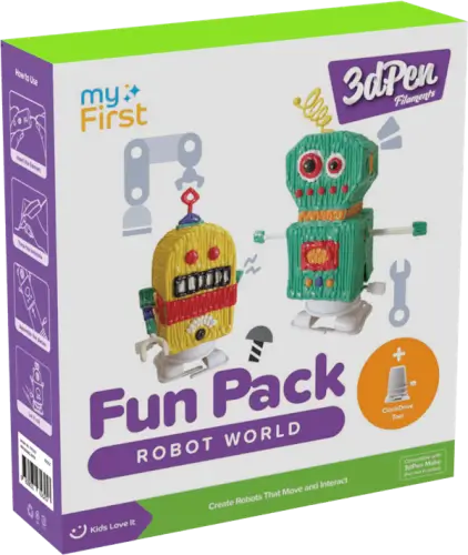 פילמנט לעט תלת מימד Robot World myFirst