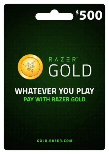 קוד דיגיטלי 500$ Razer Gold PIN Razer