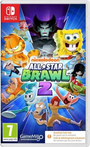 Nickelodeon All-Star Brawl 2 2Code In Box Nintendo Switch