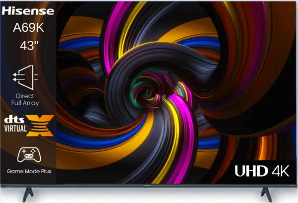 טלוויזיה חכמה "43 43A69K Hisense