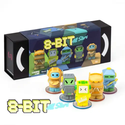 להקה של 5 דמויות 8bit Allstars Loops Lab