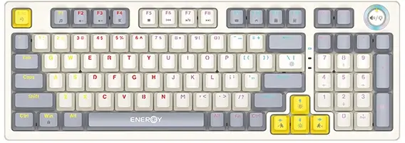 מקלדת גיימינג מכאנית חוטית INSTINCT EG210 Energy