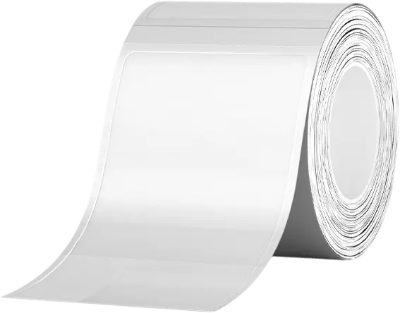 מדבקות שקופות עגולות 140 יחידות 50x50 מ"מ NIIMBOT