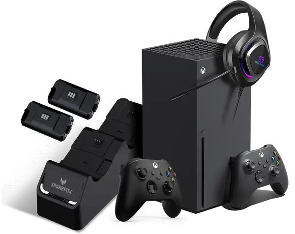 חבילת XBOX Series X במהדורת סתיו מיוחדת קונסולה ‎1TB‎+ שני בקרים+ערכת טעינה+אוזניות XBOX SERIES