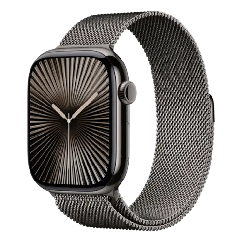 שעון חכם Watch Series 10 GPS+Cell 46mm Titanium Milanese Loop Apple