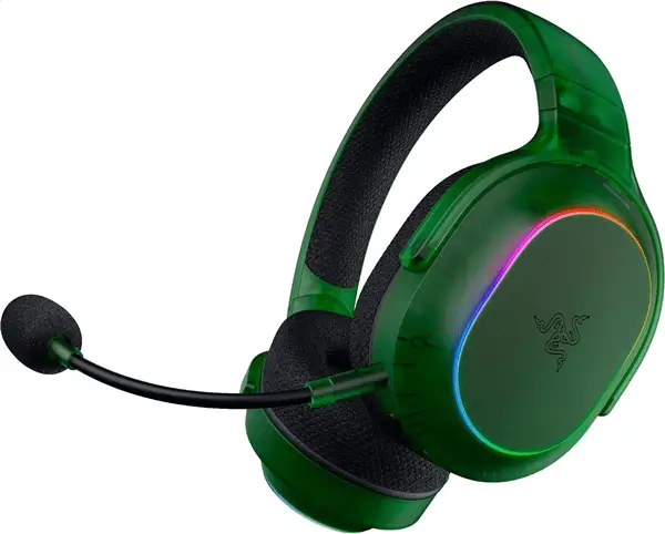 אוזניות גיימינג אלחוטיות BARRACUDA X CHROMA Razer - ירוק פנטום