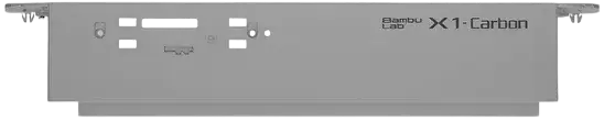 פאנל קדמי Carbon Front Cover Bambu Lab