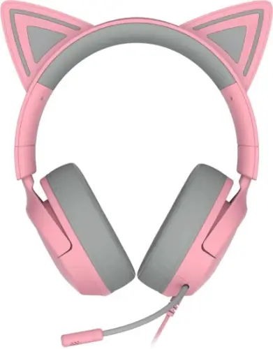 אוזניות גיימינג חוטיות Kraken Kitty V3 X Razer