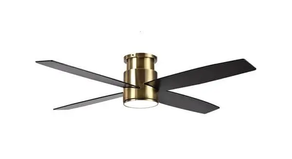 מאוורר תקרה שחור "52 25W Semicom Lexis