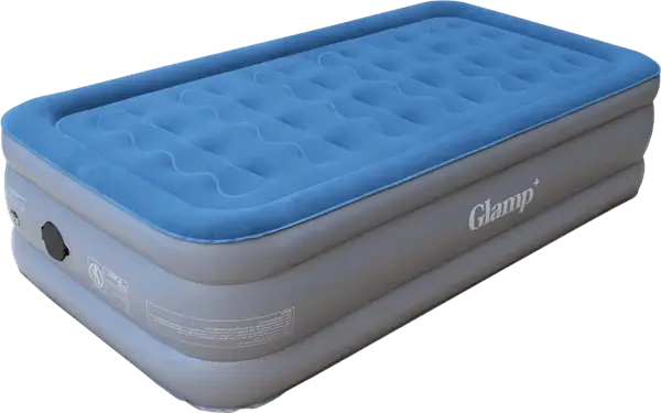 מזרן יחיד עבה מתנפח GTSAB46 - כחול \ אפור Glamp