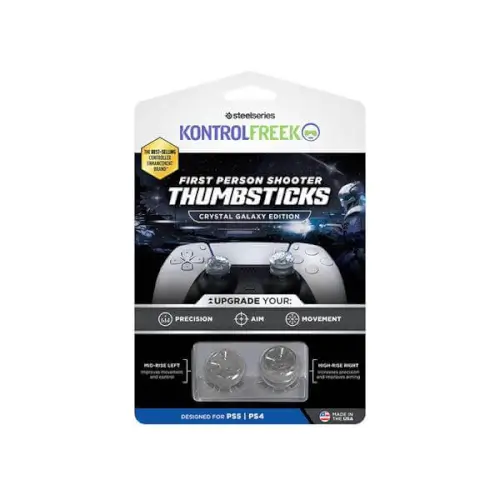 מתאם ארגונומי לאגודל FPS Galaxy CRYSTAL Kit PS5/PS4 Kontrol Freek