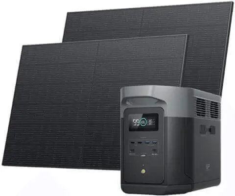 קיט סולארי Delta Max 2 + 2x Rigid Solar Panel 540W ECOFLOW