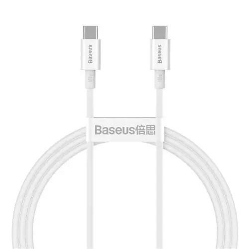 כבל סנכרון וטעינה Superior Series Type-C to Type-C 100W Baseus