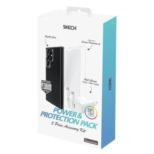 ערכה Samsung Galaxy S23 Power & Protect Bundle SKECH