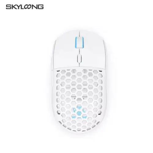 עכבר גיימינג אלחוטי M-1 לבן SKYLOONG