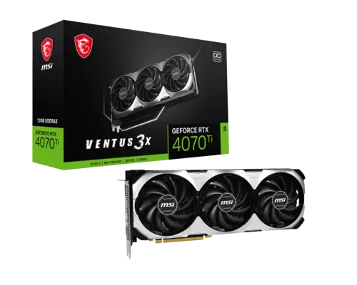כרטיס מסך GeForce RTX 4070 Ti VENTUS 3X 12G OC MSI