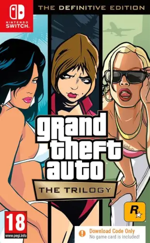 Grand Theft Auto: The Trilogy – The Definitive Edition Code in box ל-Nintendo Switch Nintendo Switch