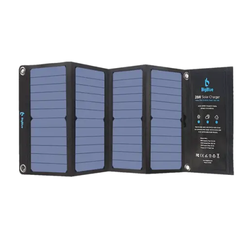 פאנל סולארי נייד מתקפל B428 SolarPowa 28 (with no ammeter) BigBlue