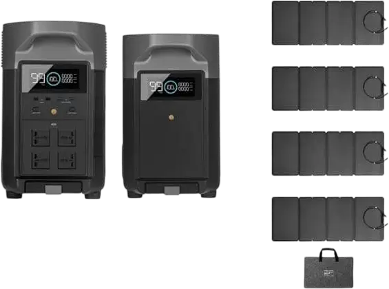 מערכת סולארית היברידית DELTA3600PRO1EB1600 HYBRID SYSTEM ECOFLOW