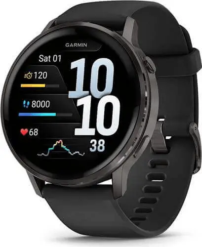 שעון חכם 45 מ"מ Venu 4 Slate + Black גרמין - Garmin