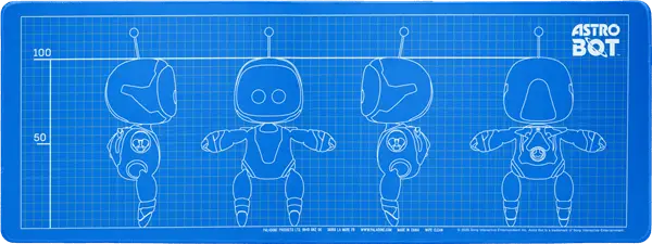 משטח למקלדת ועכבר Astro Bot 30x80 PALADONE