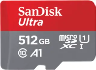 כרטיס זכרון 512TB Ultra microSDXC 150MB/s Sandisk