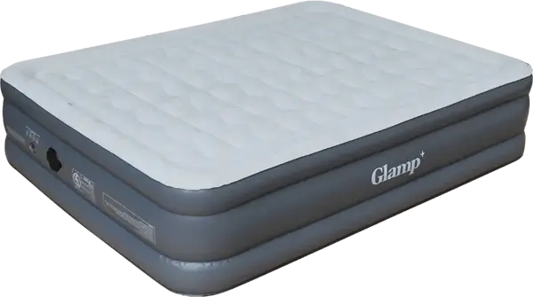 מזרן זוגי עבה מתנפח GTDAB46 - אפור כהה \ בהיר Glamp