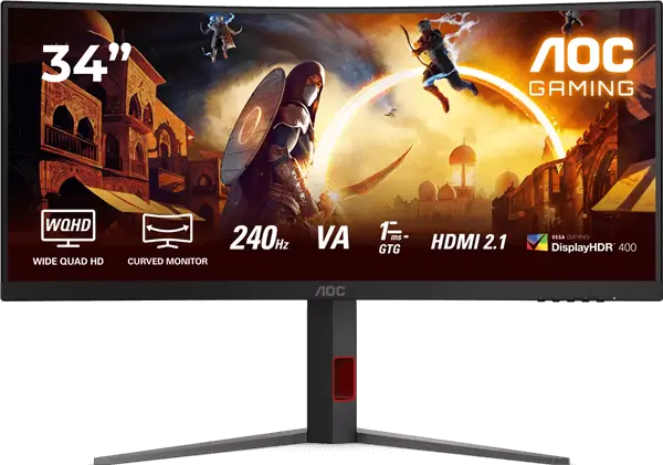 מסך מחשב גיימינג קעור "34 CU34G4Z AOC