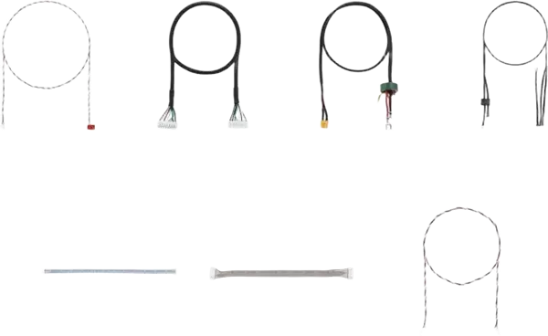 ערכת כבלי מדפסת 7 ב-1 עבור מדפסות מסדרת H2 Bambu Lab