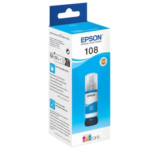 בקבוק דיו 108 EcoTank Light Cyan bottle  Epson 