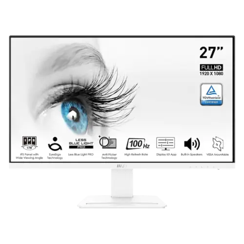 מסך עסקי לבן ''27 MP273AW MSI