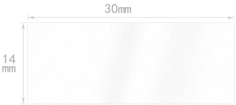 מדבקות שקופות 210 יחידות 14x30 מ"מ NIIMBOT