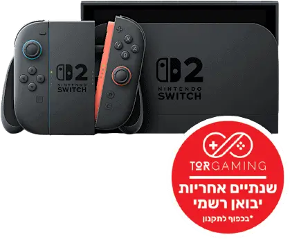 קונסולה ניידת+ Mario Kart World Code Switch 2 Red and Blue Joy-Con Nintendo Switch