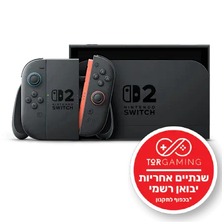 קונסולה ניידת+ Mario Kart World Code Switch 2 Red and Blue Joy-Con Nintendo Switch