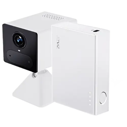 מצלמת אבטחה ביתית + סוללת גיבוי CB2 4G 3MP EZVIV