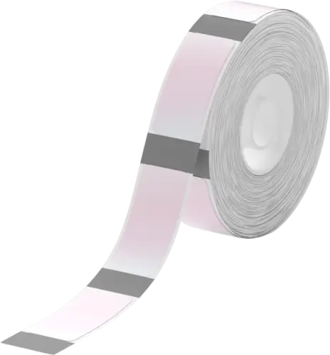 מדבקות שקופות ורודות 195 יחידות 14x30 מ"מ NIIMBOT