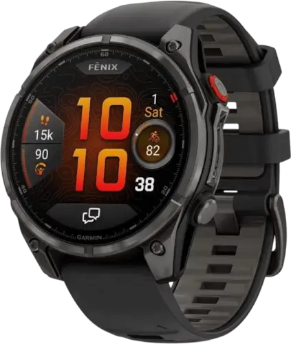 שעון חכם 47 מ"מ Fenix 8 Pro AMOLED Sapphire Gray/Black גרמין - Garmin