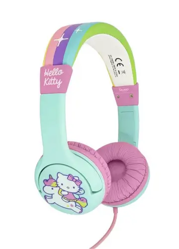 אוזניות קשת חוטיות לילדים Junior Hello Kitty Unicorn OTL