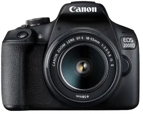 מצלמה דיגיטלית ועדשה EOS 2000D + EF-S 18-55mm f/3.5-5.6 IS II Canon - קנון