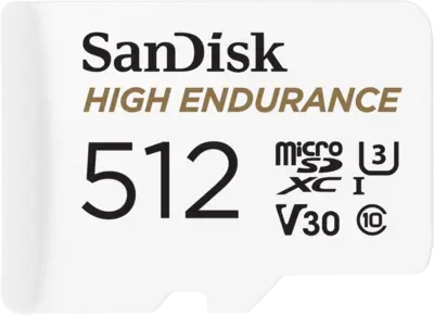 כרטיס זכרון High Endurance MicroSDHC 512GB Sandisk