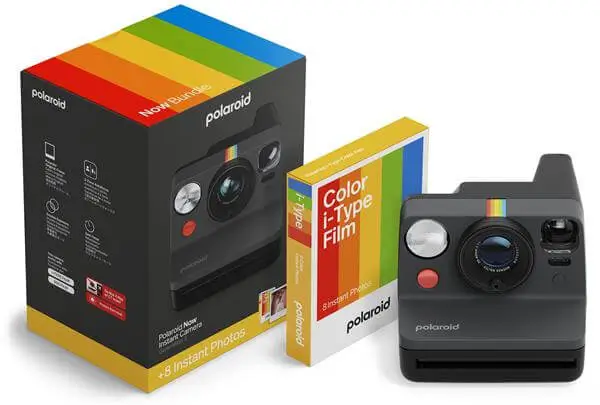 באנדל מצלמת פיתוח מהיר + דפי צילום Now Gen 3 Polaroid - פולארויד