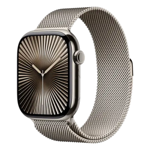 שעון חכם Watch Series 10 GPS+Cell 46mm Titanium Milanese Loop Apple