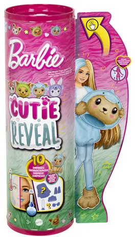 ברבי קיוטי ריביל סדרת תחפושות  דובון דולפין Barbie