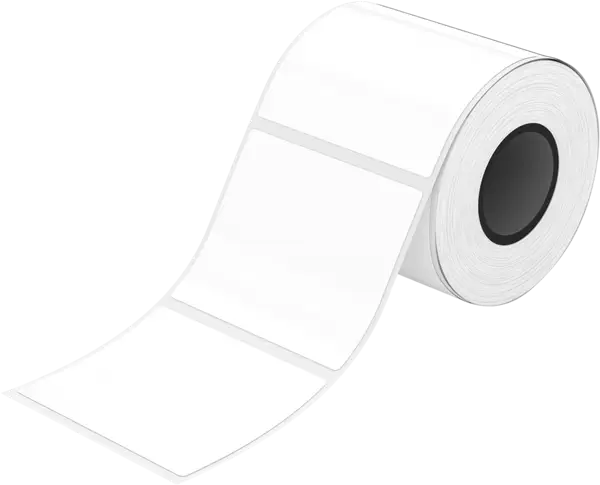 מדבקות לבנות 95 יחידות 80x80 מ"מ NIIMBOT