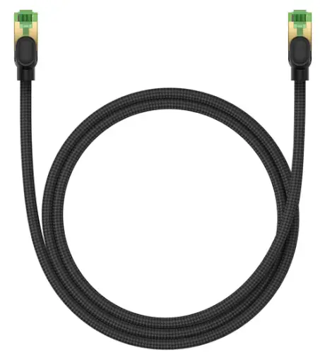 כבל תקשורת Ethernet Cable  RJ45 CAT8 Baseus