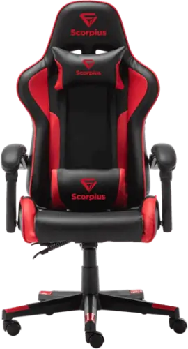 מושב גיימינג Life אדום/שחור SCORPIUS 