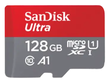 כרטיס זכרון 128GB Ultra microSDXC 140MB/s  Sandisk