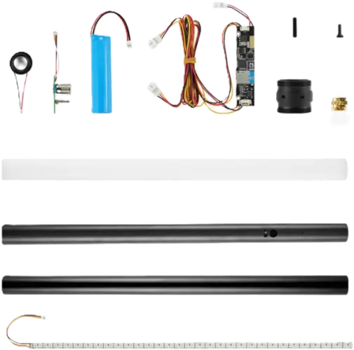 ערכת מרכיבי מטה מואר מופעל בתנועה עם רמקול ZC007 Bambu Lab