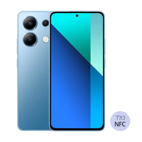 סמארטפון כחול Redmi note 13  8+256GB Xiaomi - שיאומי