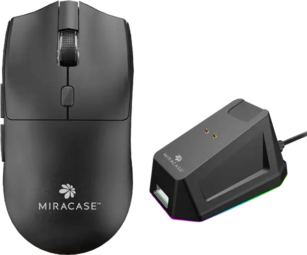 עכבר גיימינג אלחוטי עם עמדת טעינה MGMCD1 Miracase